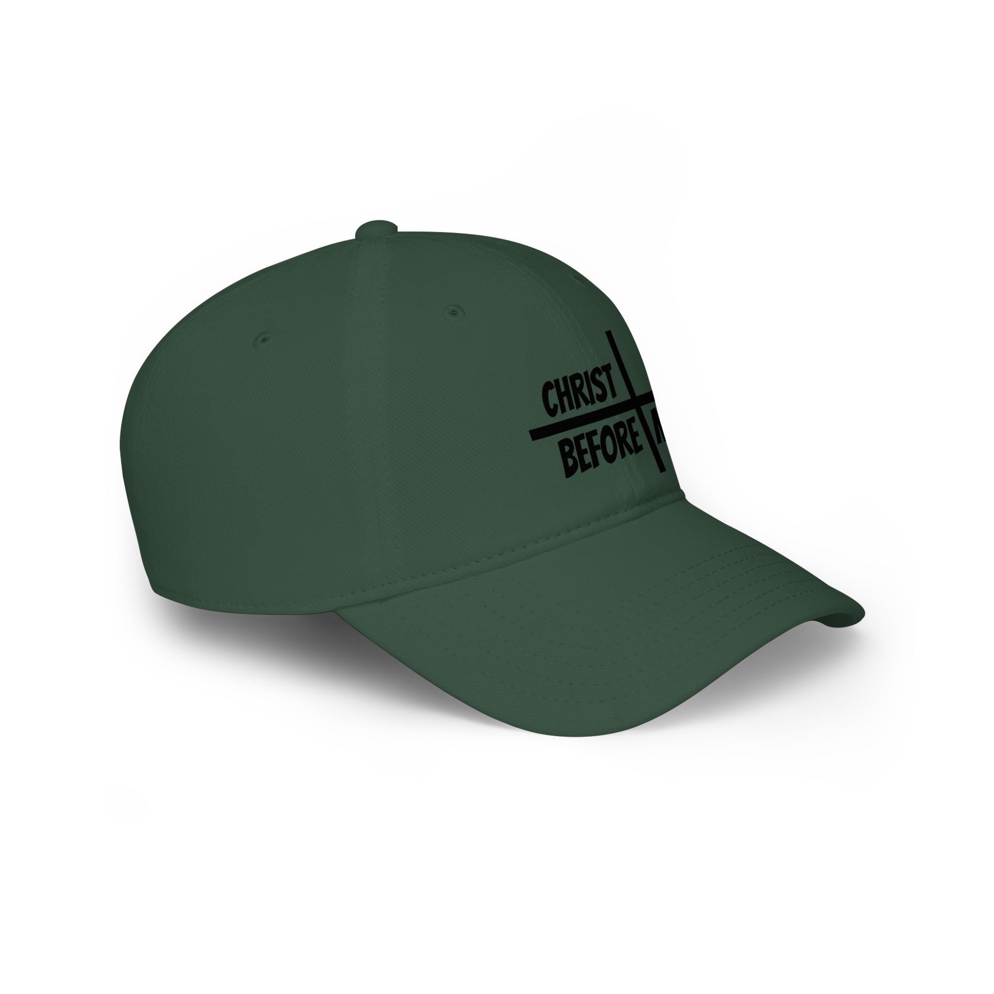 Christ Before Me Baseball Cap | Christian Cross Faith Hat