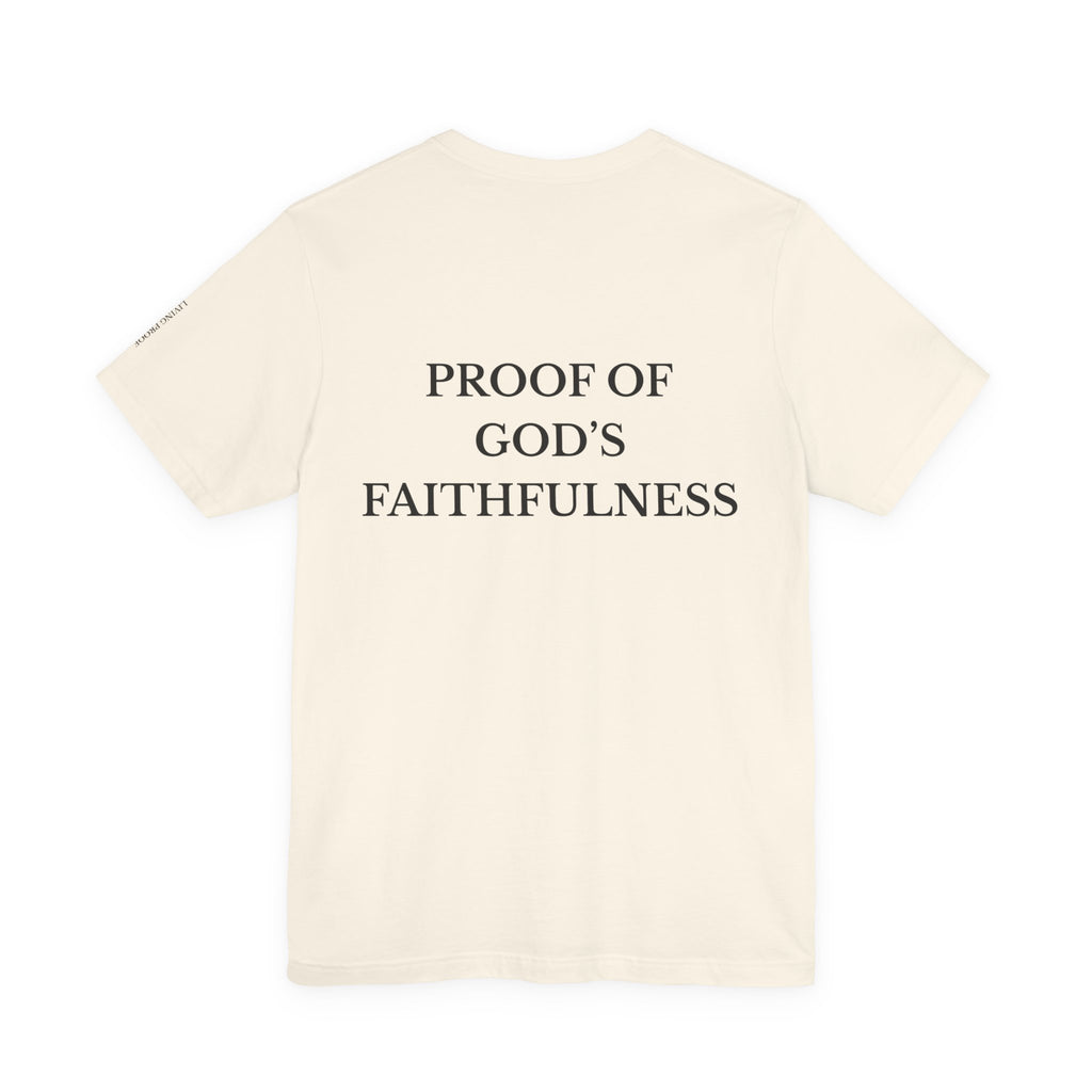 Hebrews 10:23 Cross T-Shirt | Proof of God's Faithfulness Tee