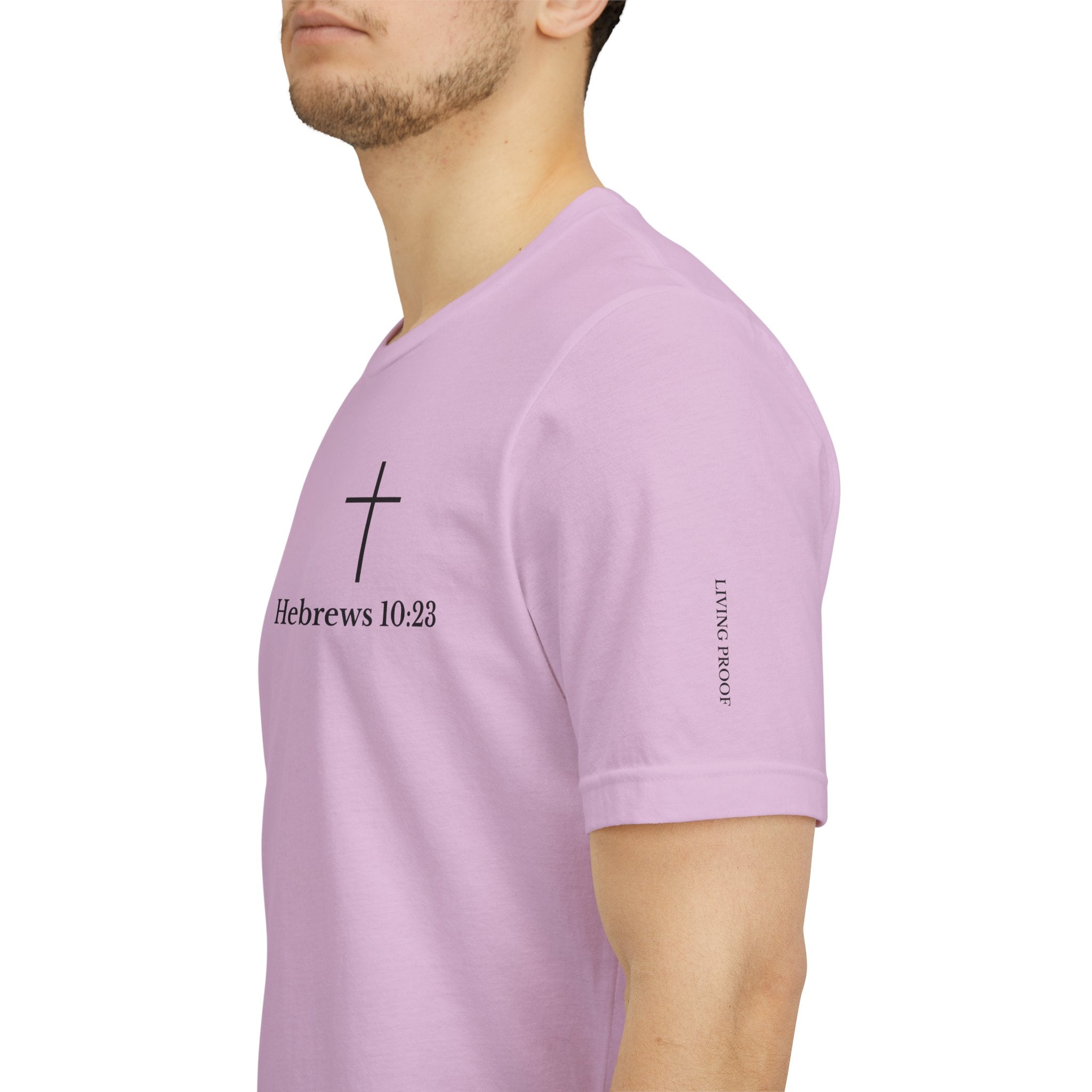 Hebrews 10:23 Cross T-Shirt | Proof of God's Faithfulness Tee