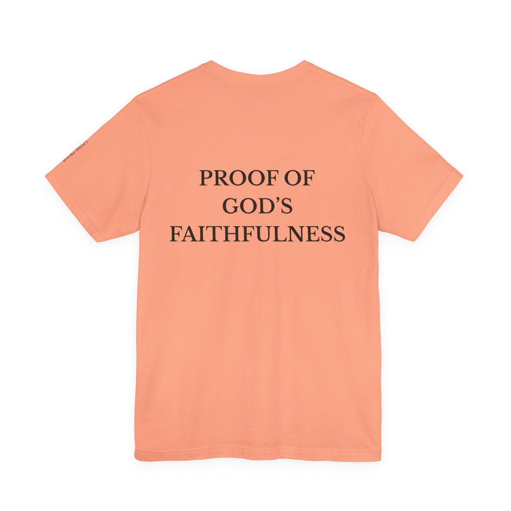 Hebrews 10:23 Cross T-Shirt | Proof of God's Faithfulness Tee