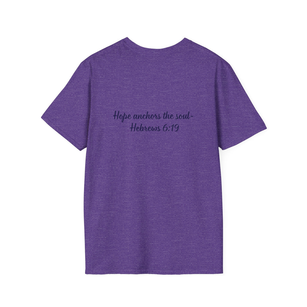Anchor Your Hope in Me T-Shirt | Christian Anchor Design, Hebrews 6:19 Scripture Tee
