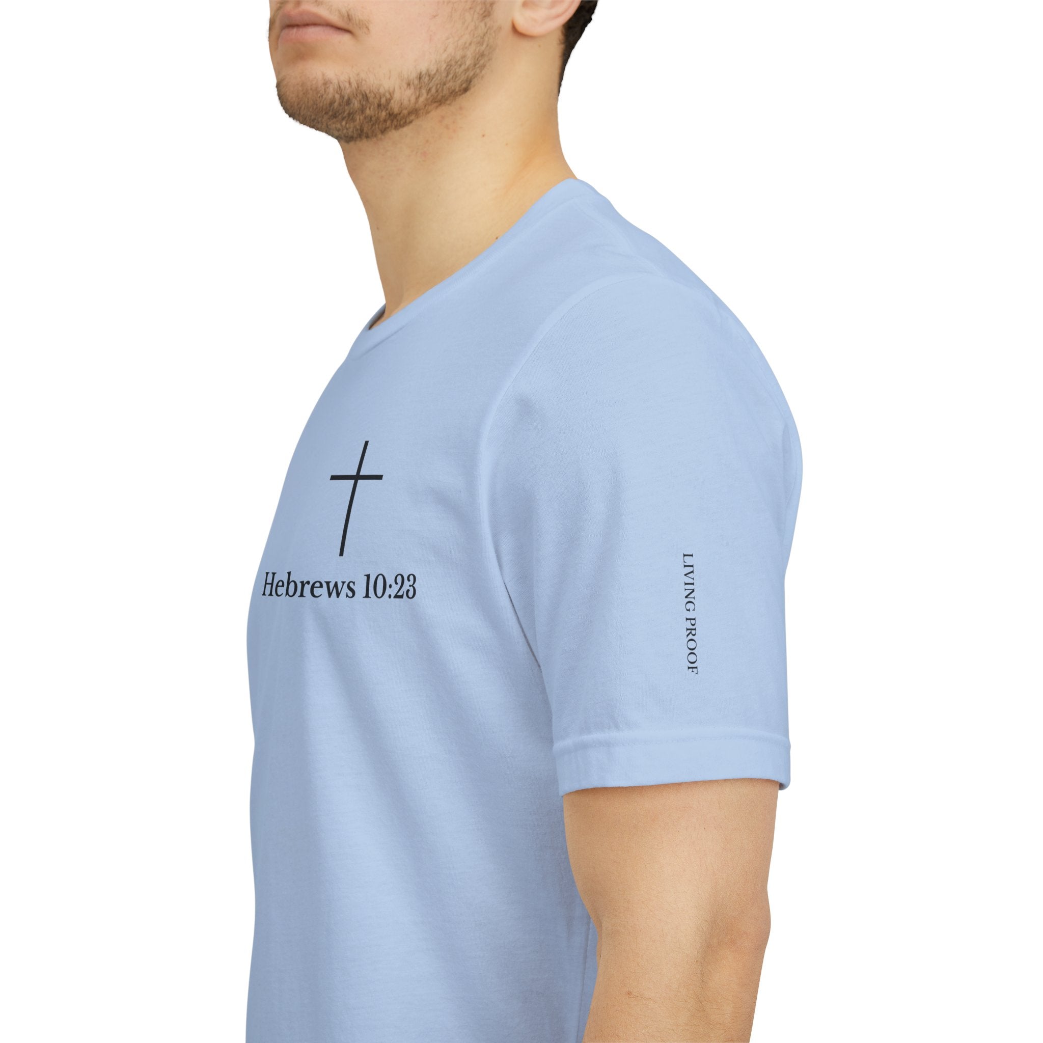 Hebrews 10:23 Cross T-Shirt | Proof of God's Faithfulness Tee