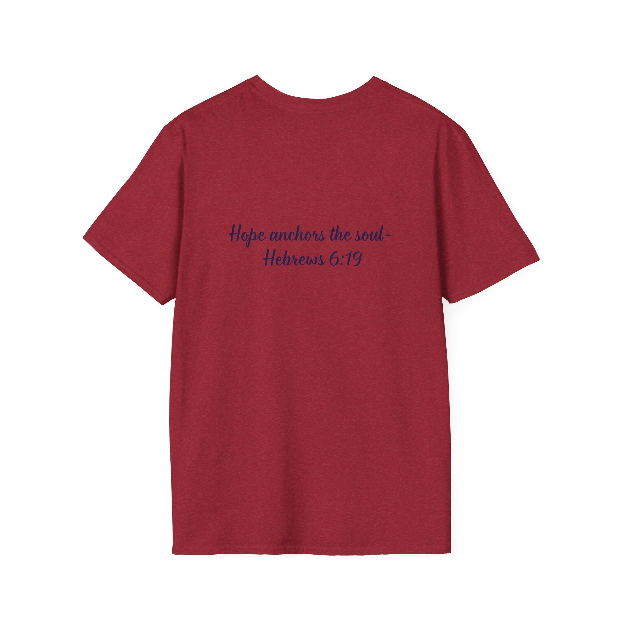 Anchor Your Hope in Me T-Shirt | Christian Anchor Design, Hebrews 6:19 Scripture Tee
