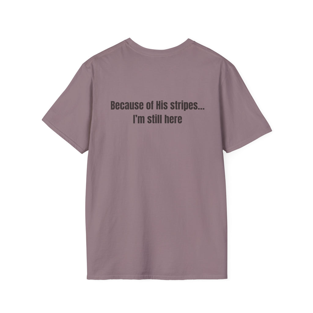 Jesus with Crown of Thorns T-Shirt | Because of His Stripes religious tee