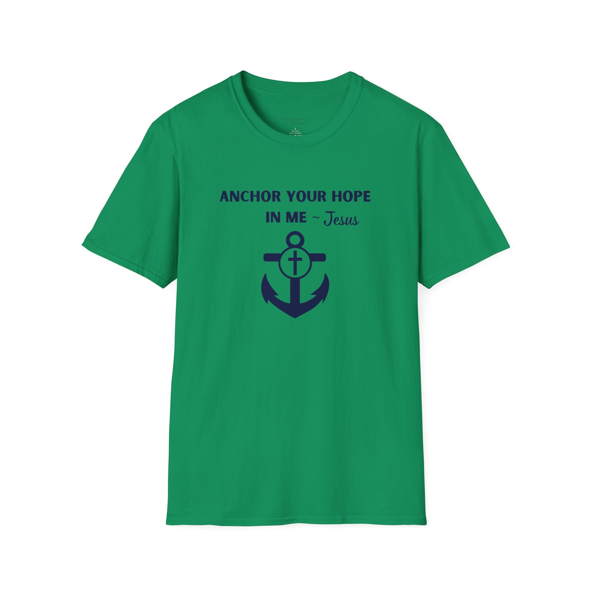 Anchor Your Hope in Me T-Shirt | Christian Anchor Design, Hebrews 6:19 Scripture Tee