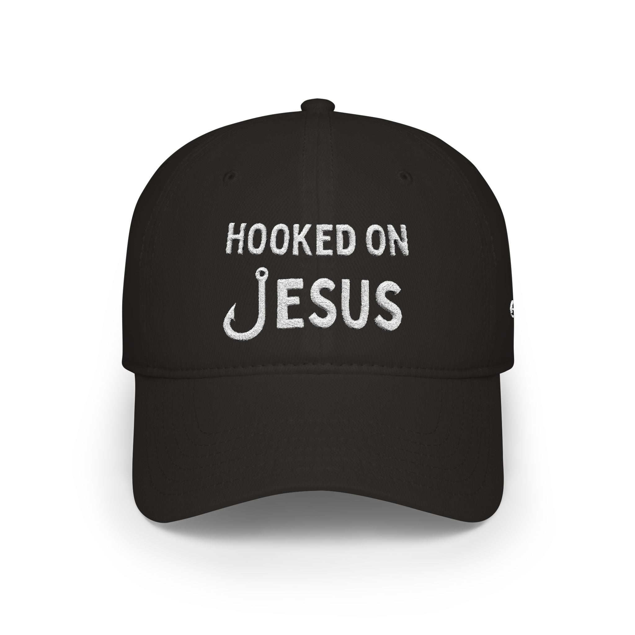 Hooked on Jesus Baseball Cap | Christian Faith Hat