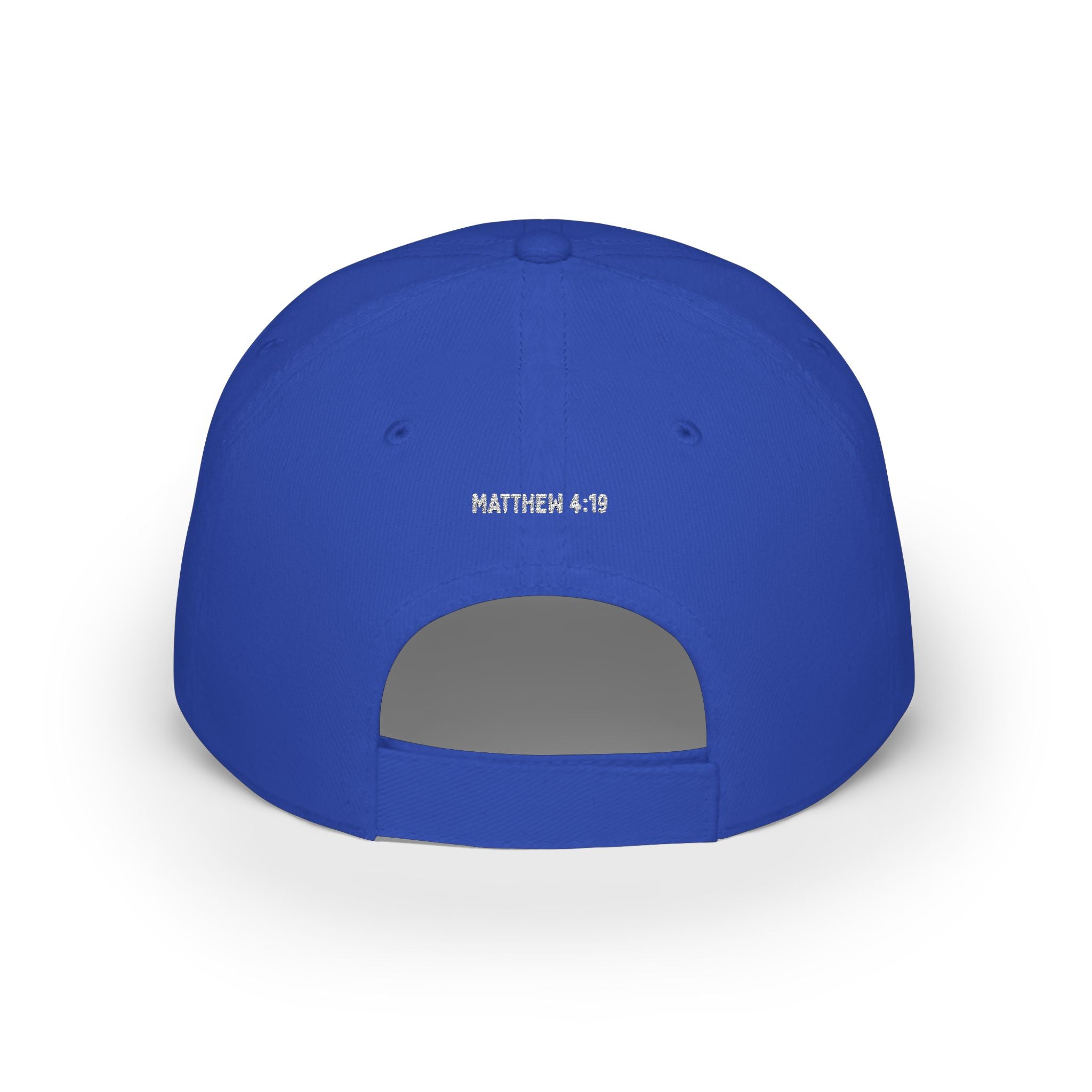 Hooked on Jesus Baseball Cap | Christian Faith Hat, Embroidered Scripture