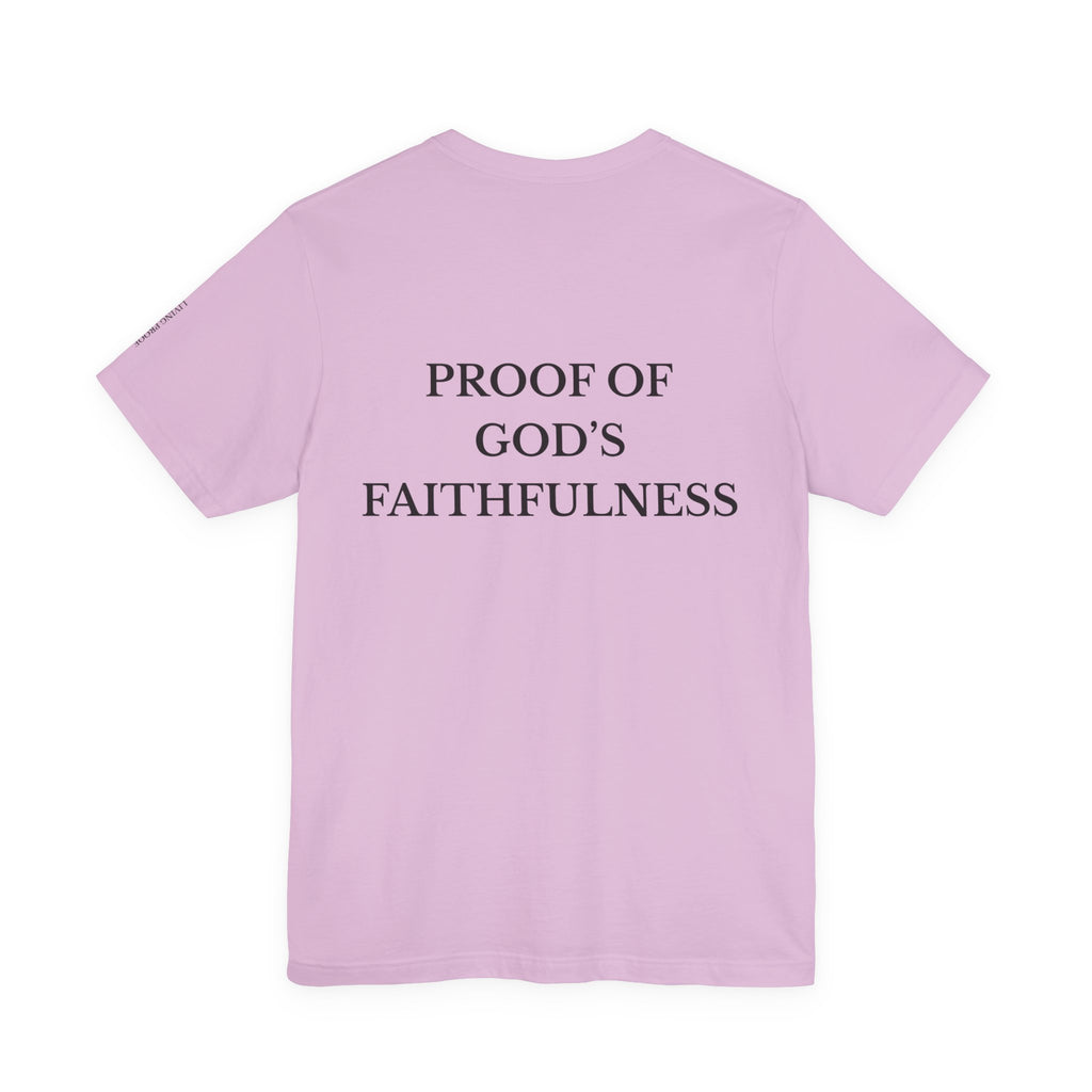 Hebrews 10:23 Cross T-Shirt | Proof of God's Faithfulness Tee