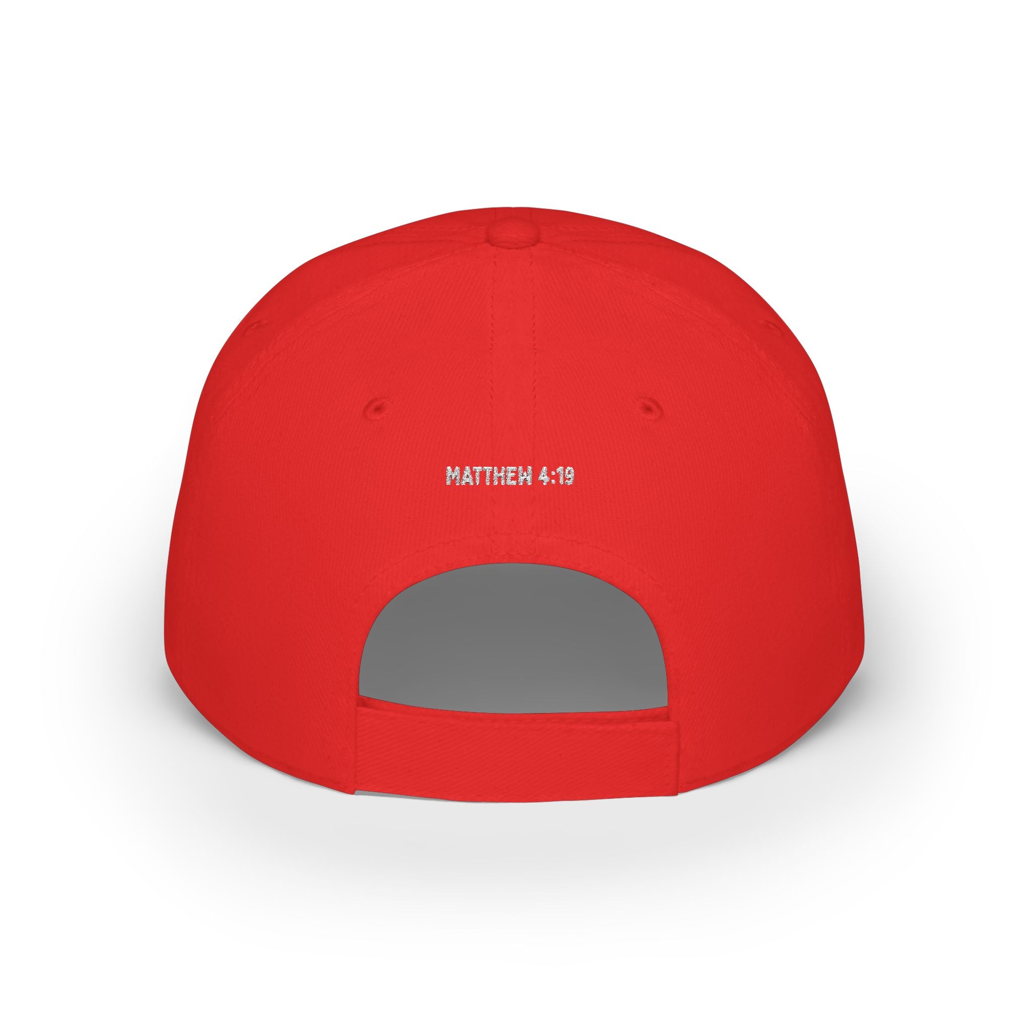 Hooked on Jesus Baseball Cap | Christian Faith Hat, Embroidered Scripture