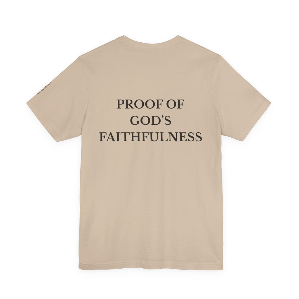 Hebrews 10:23 Cross T-Shirt | Proof of God's Faithfulness Tee