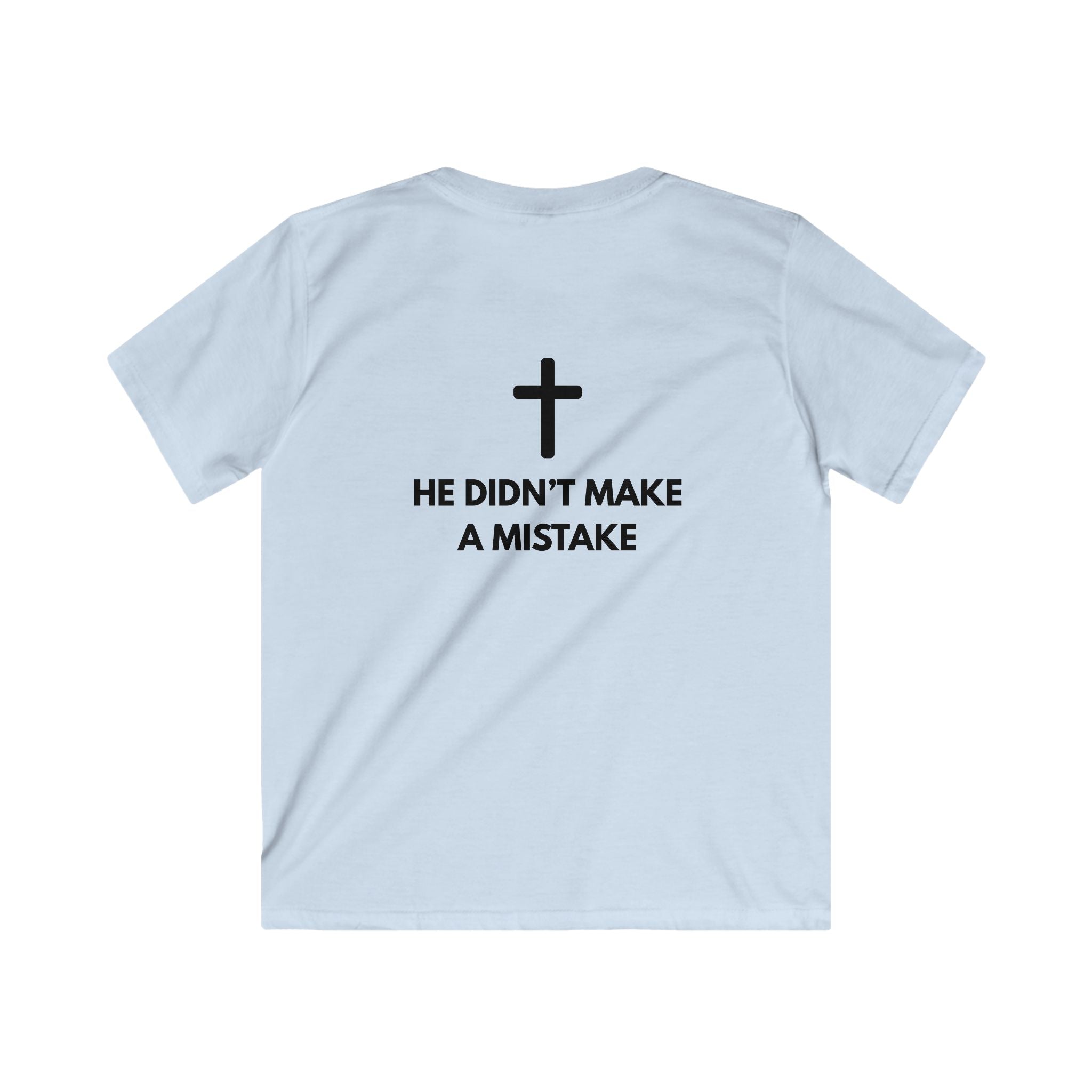 My Body Has Limits MY GOD DOESN'T kids tee | Christian faith disability design