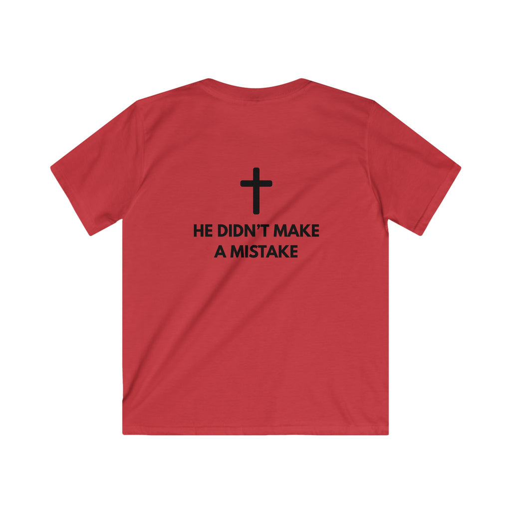 My Body Has Limits MY GOD DOESN'T kids tee | Christian faith disability design