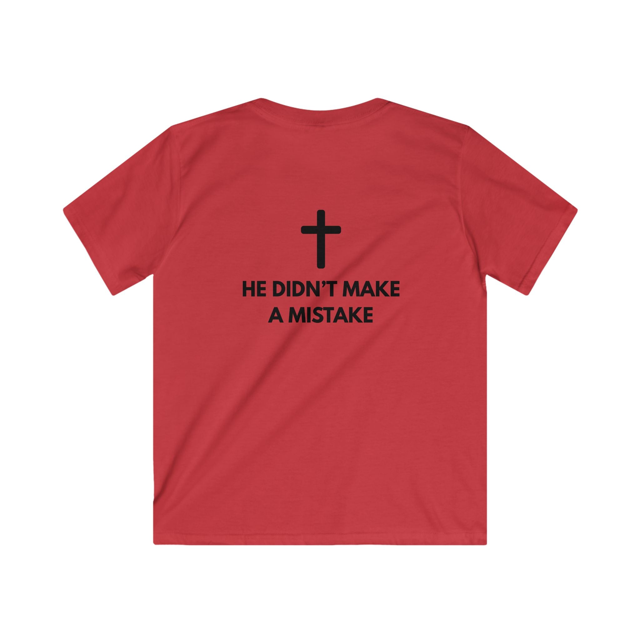 My Body Has Limits MY GOD DOESN'T kids tee | Christian faith disability design