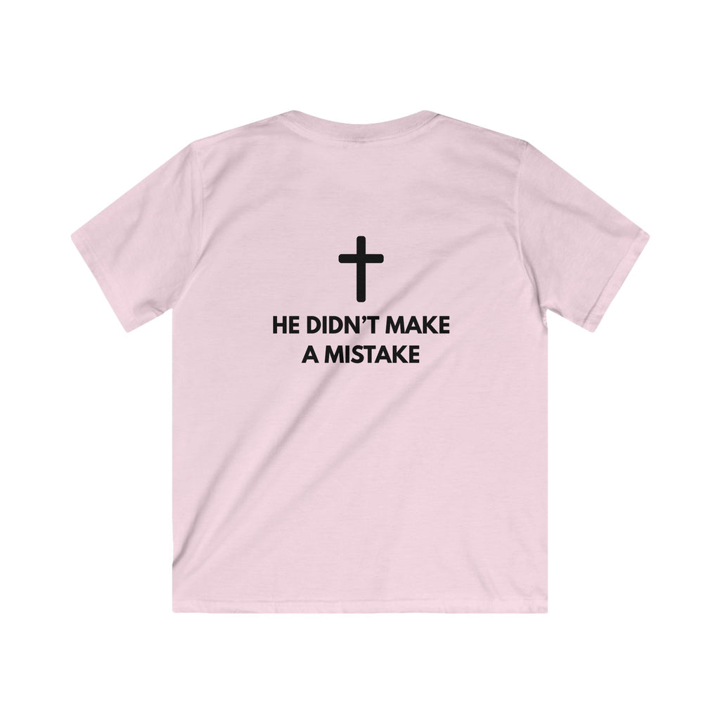 My Body Has Limits MY GOD DOESN'T kids tee | Christian faith disability design