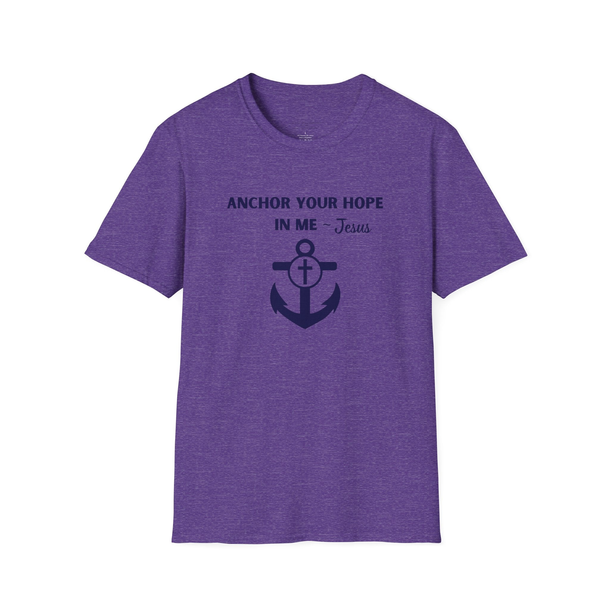 Anchor Your Hope in Me T-Shirt | Christian Anchor Design, Hebrews 6:19 Scripture Tee