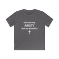 God Sees My Ability Kids Tee | Christian Faith Disability Awareness