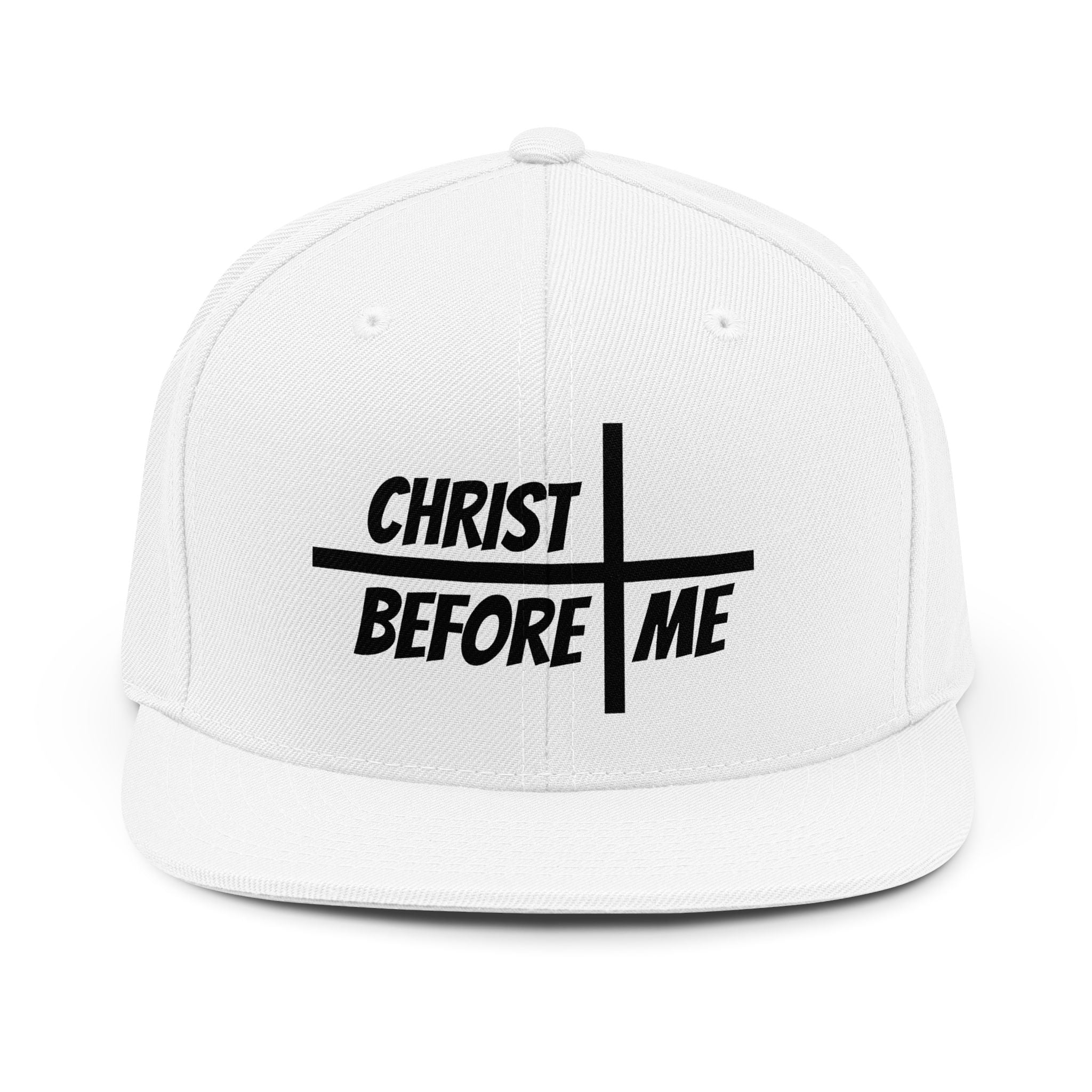 Christ Before Me hat | Snapback Christian cross cap