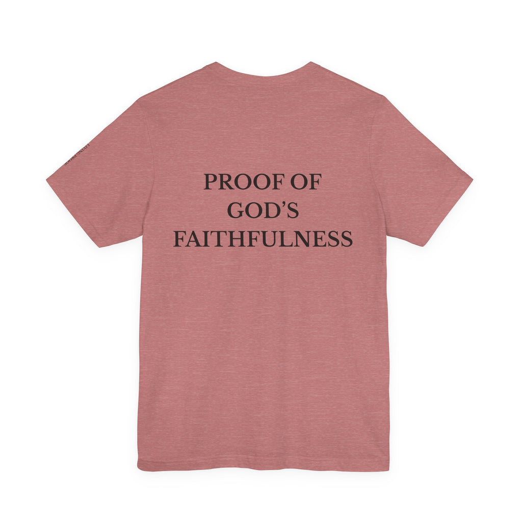 Hebrews 10:23 Cross T-Shirt | Proof of God's Faithfulness Tee