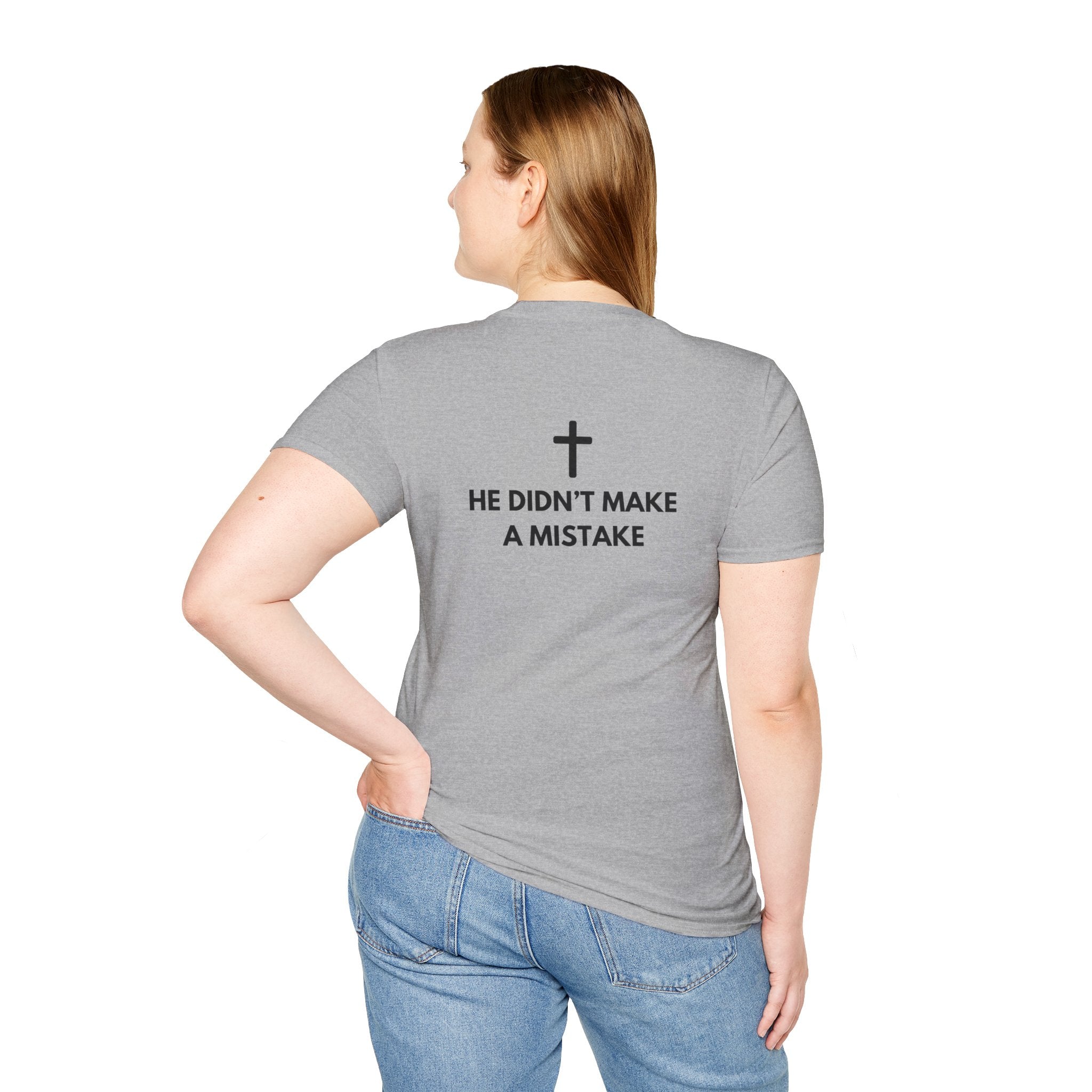 My Body Has Limits My God Doesn't wheelchair faith T-Shirt | He Didn't Make a Mistake back cross