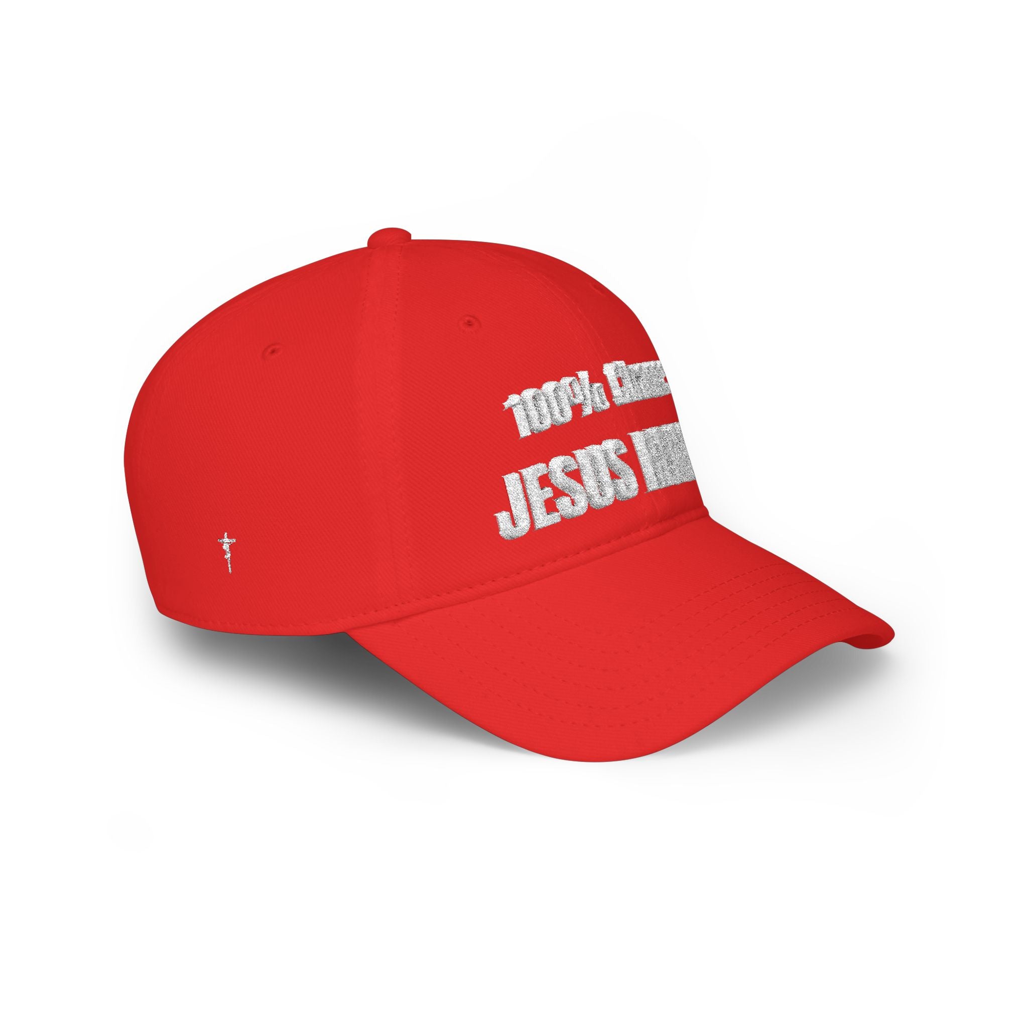 100% Chance Jesus Reigns Baseball Cap | Christian Faith Hat