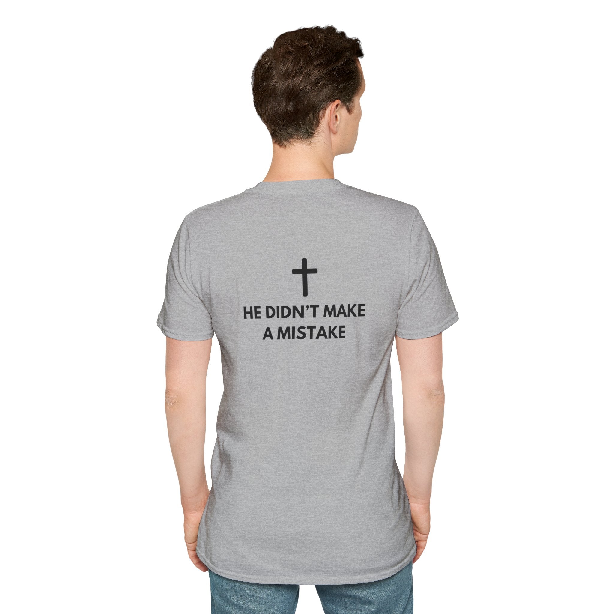 My Body Has Limits My God Doesn't wheelchair faith T-Shirt | He Didn't Make a Mistake back cross