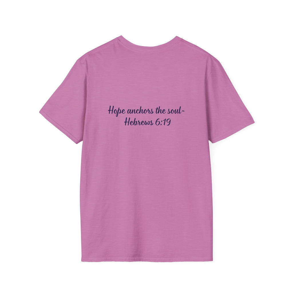 Anchor Your Hope in Me T-Shirt | Christian Anchor Design, Hebrews 6:19 Scripture Tee