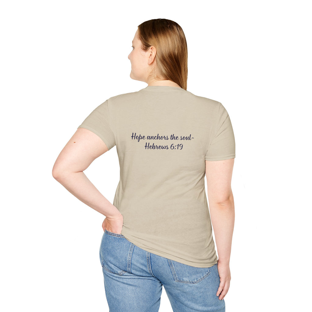 Anchor Your Hope in Me T-Shirt | Christian Anchor Design, Hebrews 6:19 Scripture Tee