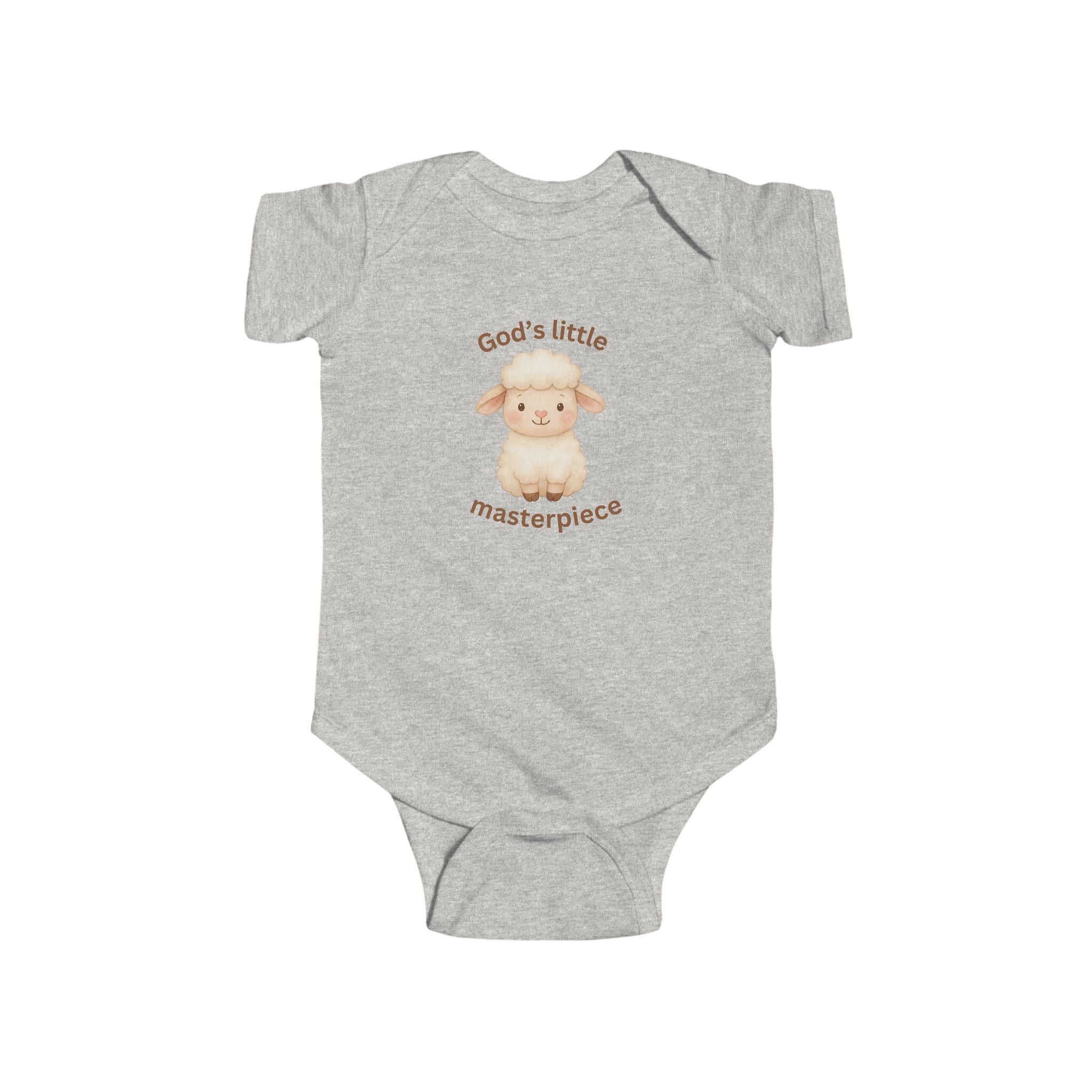 God's Little Masterpiece Lamb Infant Bodysuit | Baby Onesie