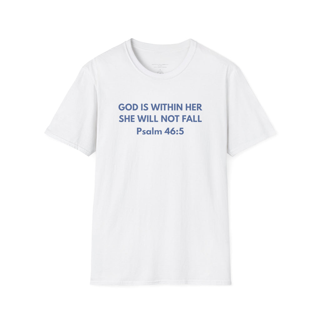 God Is Within Her Unisex Softstyle T-Shirt