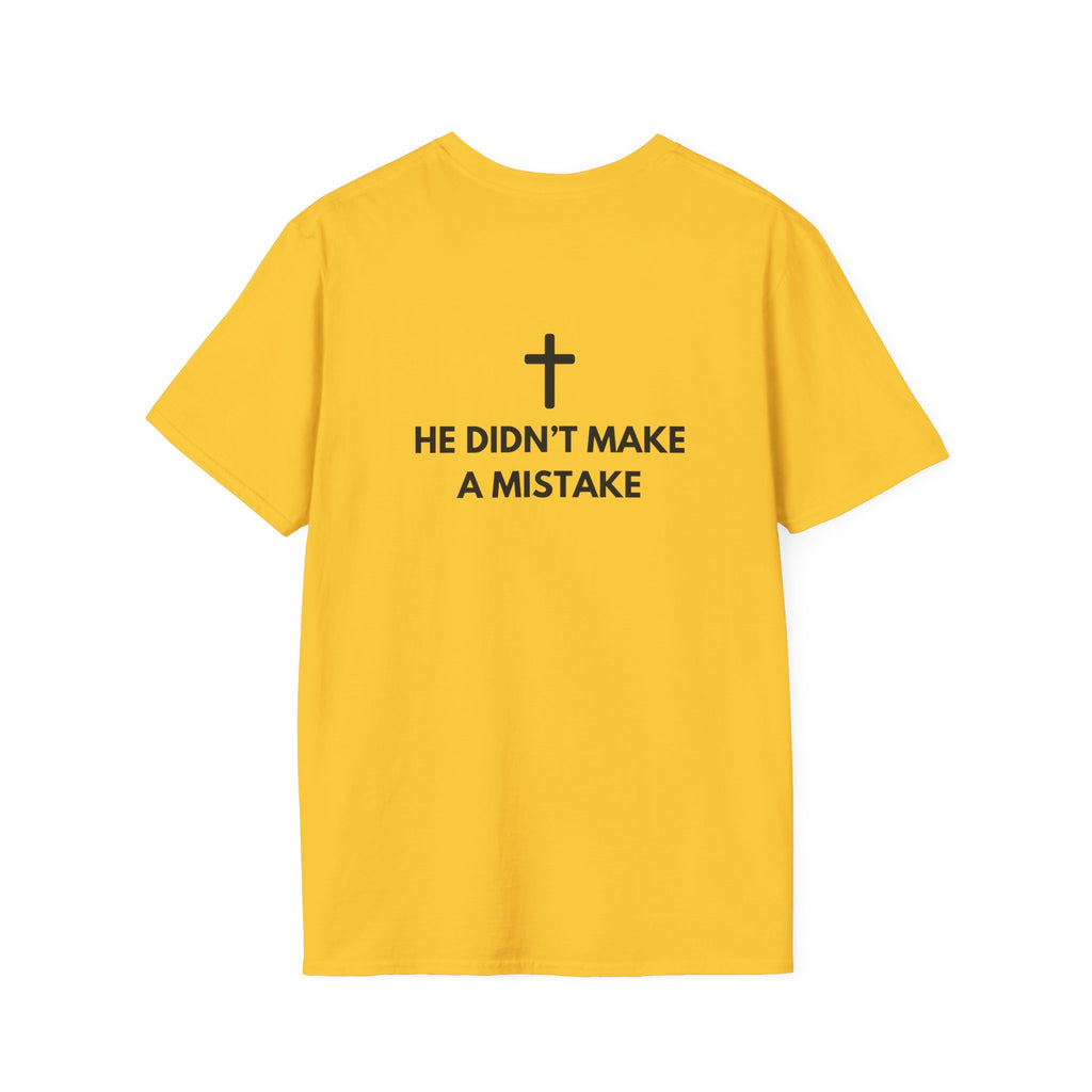 My Body Has Limits My God Doesn't wheelchair faith T-Shirt | He Didn't Make a Mistake back cross