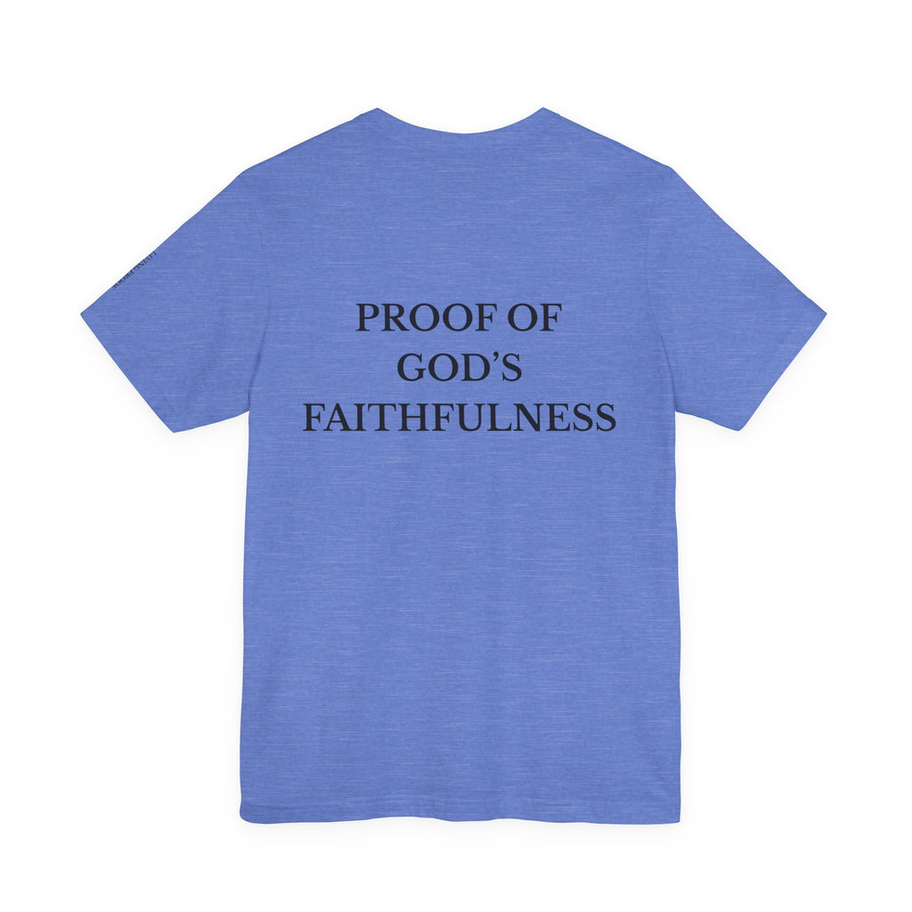 Hebrews 10:23 Cross T-Shirt | Proof of God's Faithfulness Tee