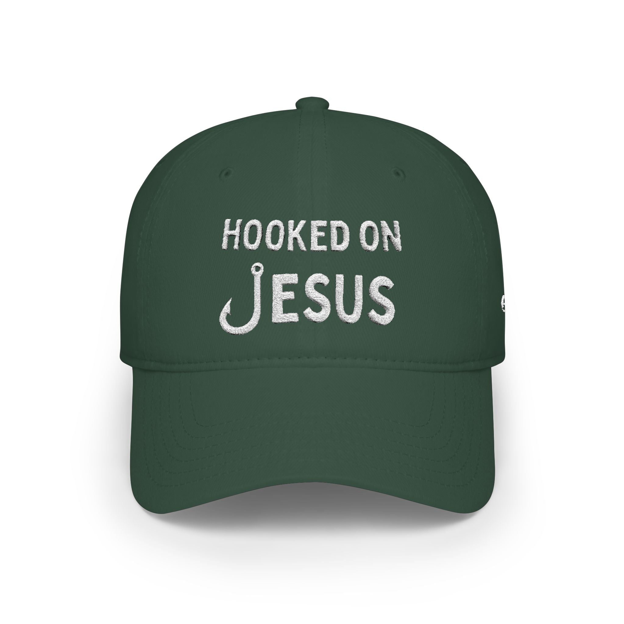 Hooked on Jesus Baseball Cap | Christian Faith Hat