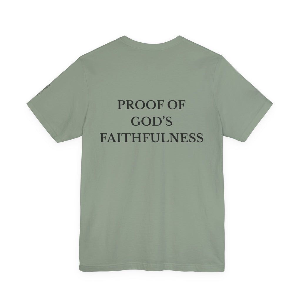 Hebrews 10:23 Cross T-Shirt | Proof of God's Faithfulness Tee