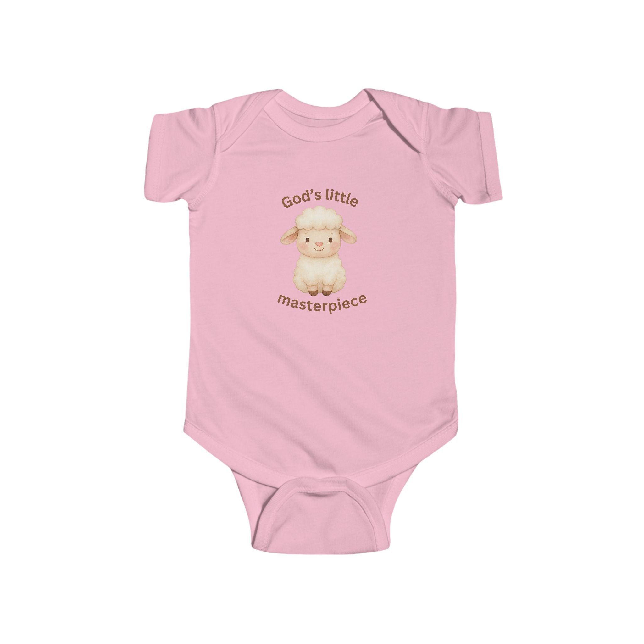 God's Little Masterpiece Lamb Infant Bodysuit | Baby Onesie