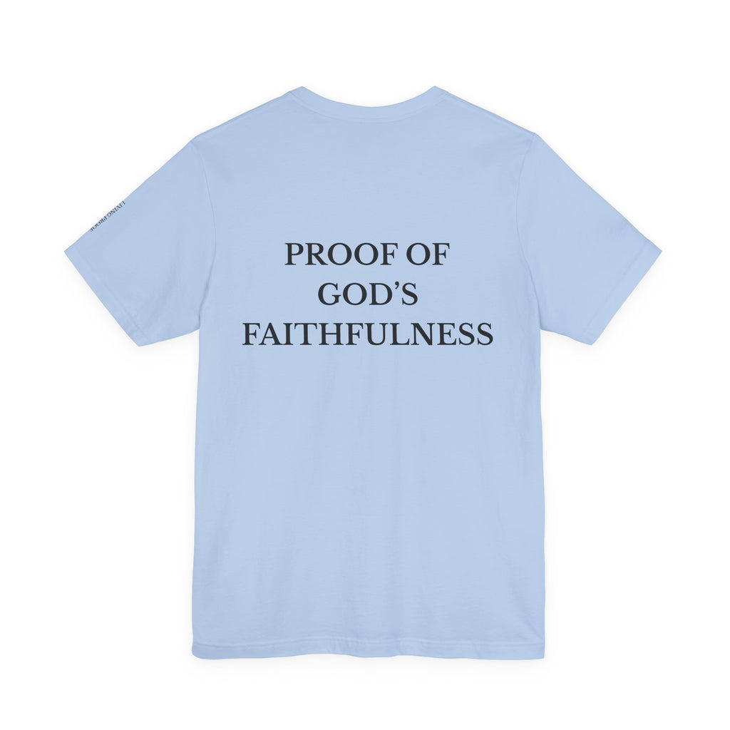 Hebrews 10:23 Cross T-Shirt | Proof of God's Faithfulness Tee