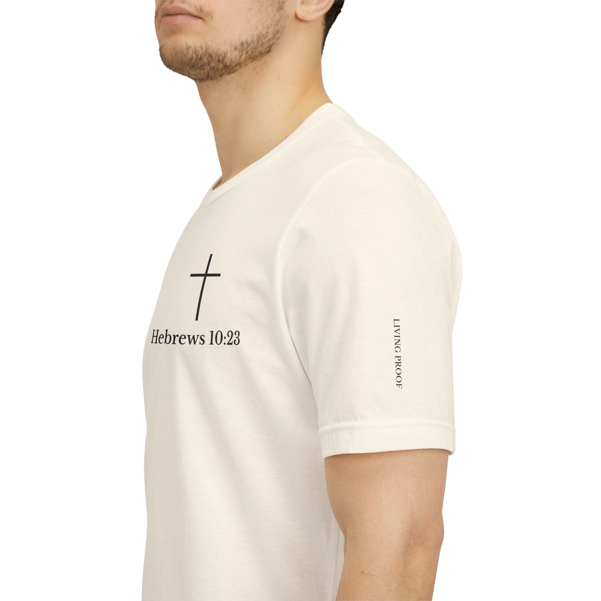 Hebrews 10:23 Cross T-Shirt | Proof of God's Faithfulness Tee