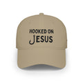 Hooked on Jesus Low Profile Cap | Christian Scripture Matthew 4:19 Hat