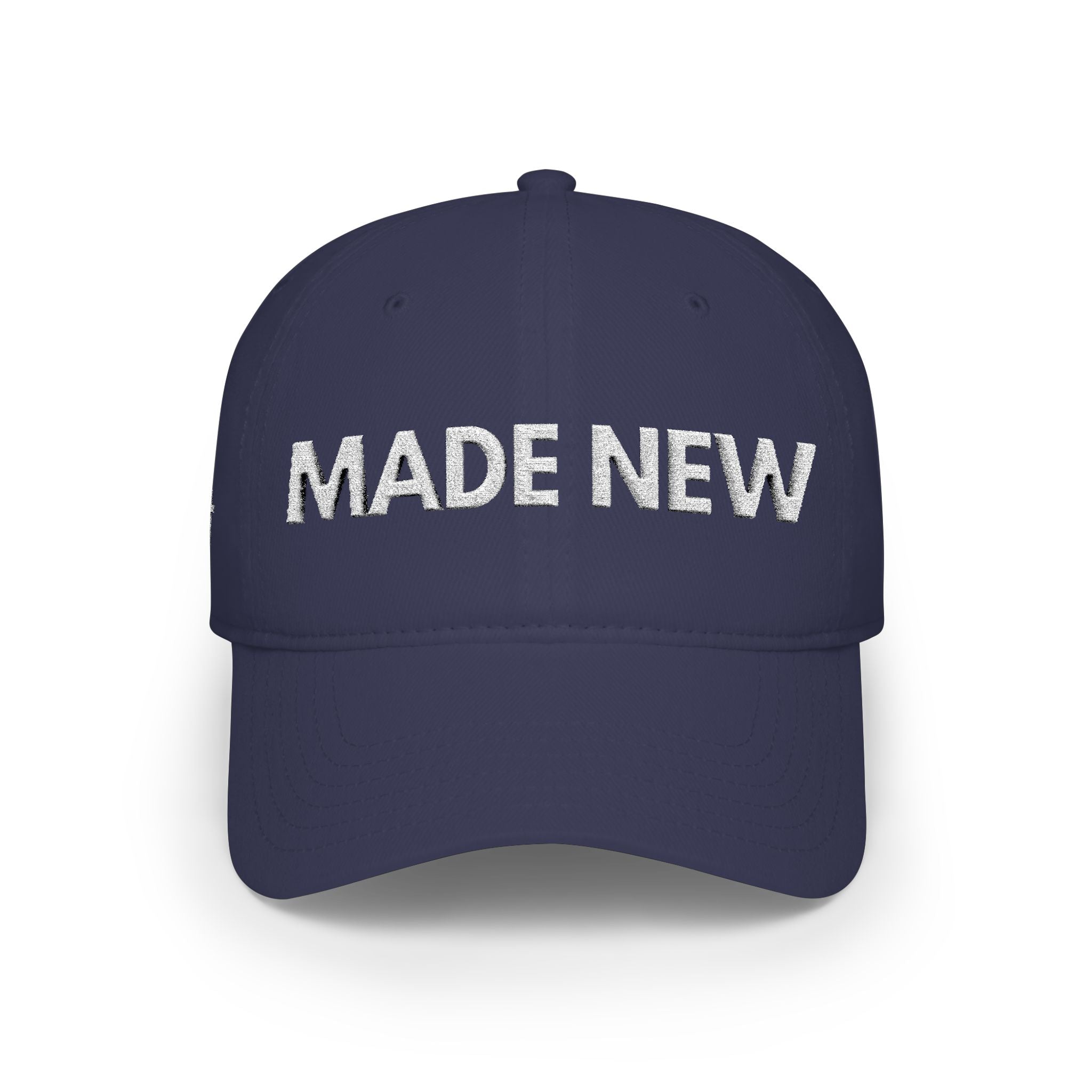 Made New baseball cap | faith "In Christ" embroidered