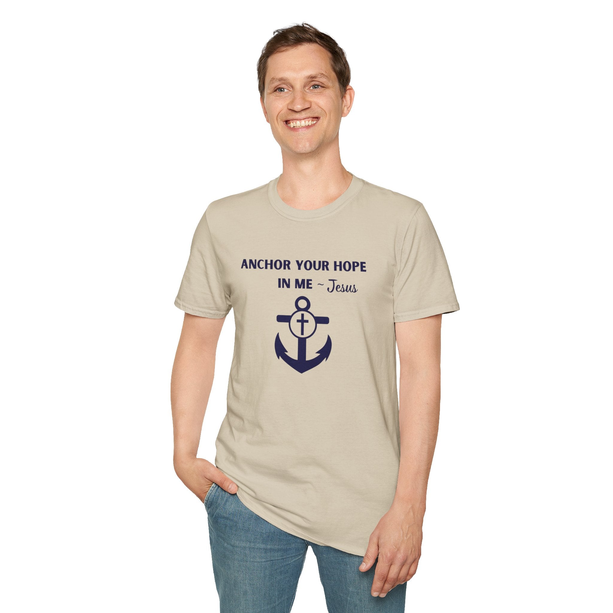 Anchor Your Hope in Me T-Shirt | Christian Anchor Design, Hebrews 6:19 Scripture Tee